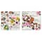 7" "Love Blooms Here'" Floral Outdoor Garden Stones Set